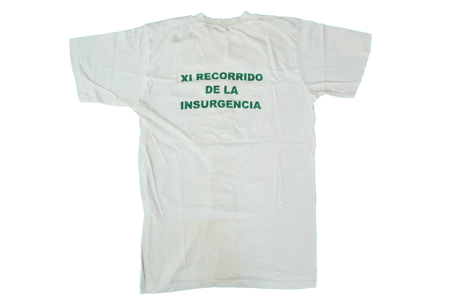XI Recorrido · Playera · reverso